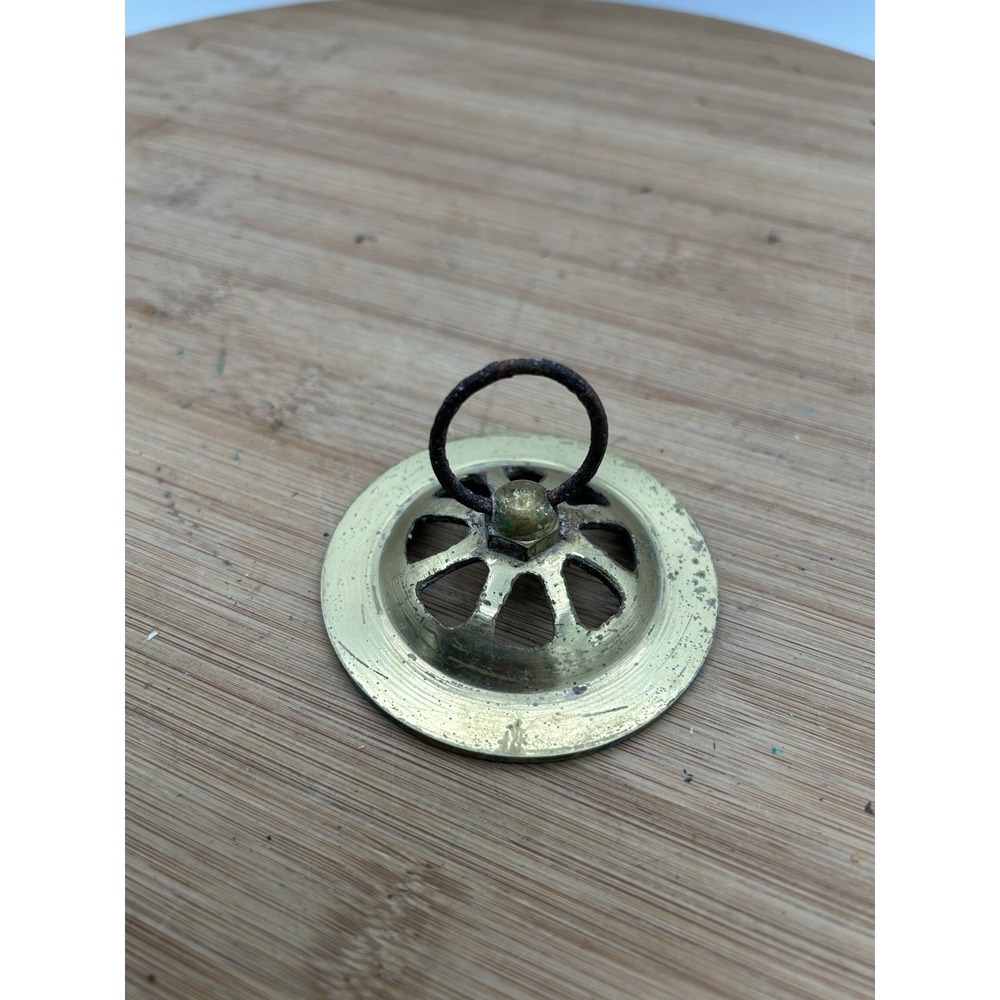 Vintage Brass Sink Strainer - Picture 2 of 4